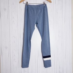 Sundry Pull On Striped Yoga Leggings